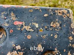 WW2 ORIGINAL GERMAN TANK PANZER RADIO PANEL 14. Pz. Div. RELIC from KURLAND