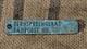 WW2 ORIGINAL GERMAN VEHICLE RADIO INVENTORY TAG 14. Pz. Div. RELIC from KURLAND