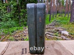 WW2 ORIGINAL GERMAN WASSER WATER JERRY CAN BARN FIND from KURLAND 14. Panzer Div