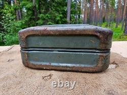 WW2 ORIGINAL GERMAN WASSER WATER JERRY CAN BARN FIND from KURLAND 14. Panzer Div