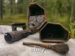 WW2 ORIGINAL GERMAN ZF41 SNIPER SCOPE FULL SET RELIC of 16. Armee from KURLAND