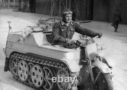 WW2 ORIGINAL German KETTENKRAD Sd. Kfz. 2 TRACK PAD RELIC of JG 54 from KURLAND
