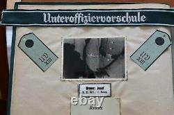 WW2 ORIGINAL WWII GERMAN PHOTO Album erinnerungen an meine wehrdienstzeit