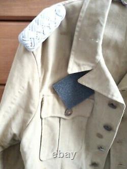 WW2 Original German Afrika Kreigsmarine Officer's Tropical Tunic