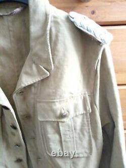 WW2 Original German Afrika Kreigsmarine Officer's Tropical Tunic