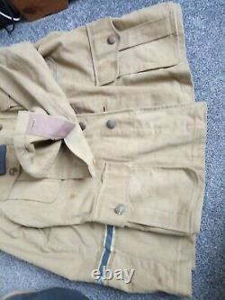 WW2 Original German Afrika Kreigsmarine Officer's Tropical Tunic