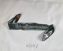 WW2 Original German Army Unteroffiziervorschule Cuff Title