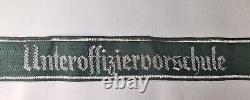 WW2 Original German Army Unteroffiziervorschule Cuff Title
