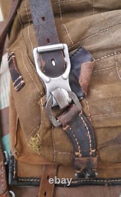 WW2 Original German Backpack, Tornister, 1940, Rare stamp G Bttr II