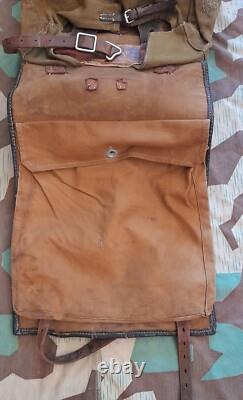 WW2 Original German Backpack, Tornister, 1940, Rare stamp G Bttr II