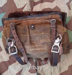 WW2 Original German Backpack, Tornister, 1940, Rare stamp G Bttr II