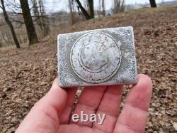 WW2 Original German Buckle Front Item Relic