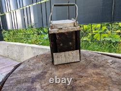 WW2 Original German Carbide Bakelite Lantern From The German Bunker