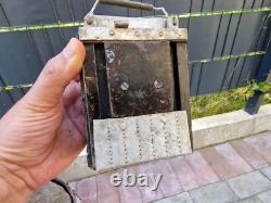 WW2 Original German Carbide Bakelite Lantern From The German Bunker