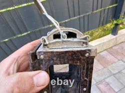 WW2 Original German Carbide Bakelite Lantern From The German Bunker