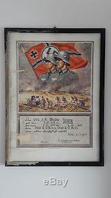 WW2 Original German Diploma
