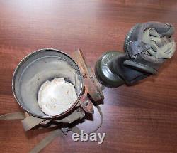 WW2 Original German Gas Mask and Canister Dated 1943