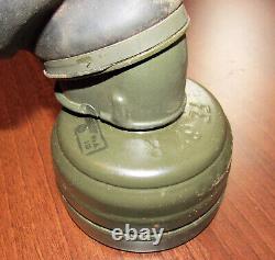 WW2 Original German Gas Mask and Canister Dated 1943