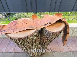 WW2 Original German Helmet Leather From Kurland Battlefield