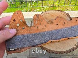 WW2 Original German Helmet Leather From Kurland Battlefield