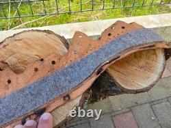 WW2 Original German Helmet Leather From Kurland Battlefield