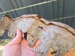 WW2 Original German Helmet Leather From Kurland Battlefield