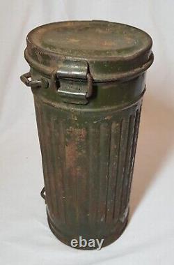 WW2 Original German M31 Gas Mask Canister Dated 1943
