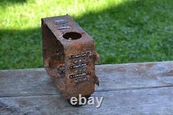 WW2 Original German Radio Part Kasten Pz. Nr. 20 from the battlefield. Kurland