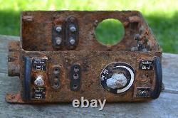 WW2 Original German Radio Part Kasten Pz. Nr. 20 from the battlefield. Kurland