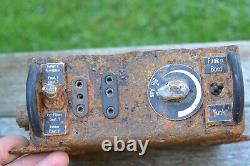 WW2 Original German Radio Part Kasten Pz. Nr. 20 from the battlefield. Kurland