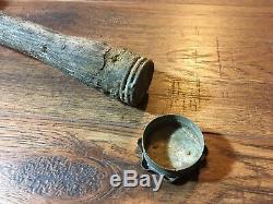 WW2 Original German Relic Stick. Recovered From Russia. With Screw Cap