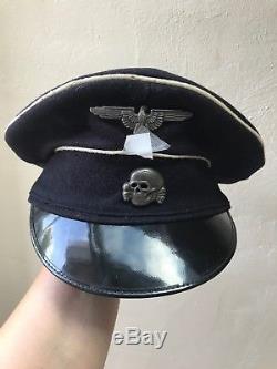 WW2 Original German SS Allgemeine Peaked Cap