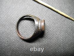 WW2 Original German WEHRMACHT ring. Brass. Trench Art. 1938. RARE