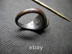 WW2 Original German WEHRMACHT ring. Brass. Trench Art. 1938. RARE