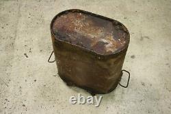 WW2 Original German Wehrmacht Waffen Food Can Dated bmc 1943 Eating Front