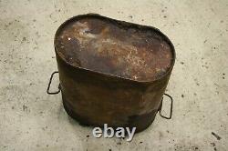 WW2 Original German Wehrmacht Waffen Food Can Dated bmc 1943 Eating Front