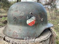 WW2 Original German helmet M35 64 EF