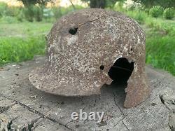 WW2 Original German helmet M35 66