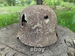 WW2 Original German helmet M35 66