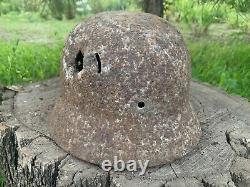 WW2 Original German helmet M35 66