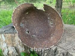 WW2 Original German helmet M35 66