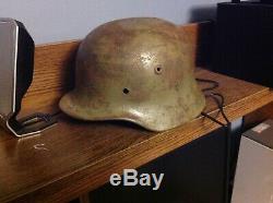 WW2 Original German helmet M40 Q64 Africa korps