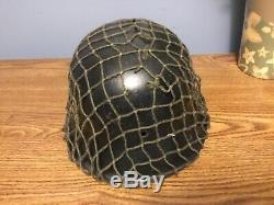 WW2 Original German helmet M42. CKL 64