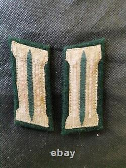WW2 Original German pazner collar tabs