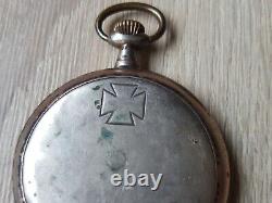 WW2 Original German pocket watch Silver 800