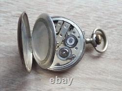 WW2 Original German pocket watch silver 800