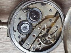 WW2 Original German pocket watch silver 800
