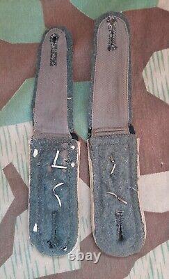 WW2 Original German shoulder boards, NCO Infantry, No UV