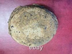 WW2 Original M42 German Helmet relic with VERY RARE wire band