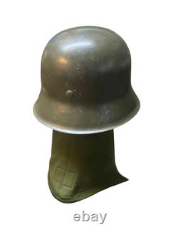 WW2/Post War Norwegian Army Refurbished/Re-Issued M42 German Helmet